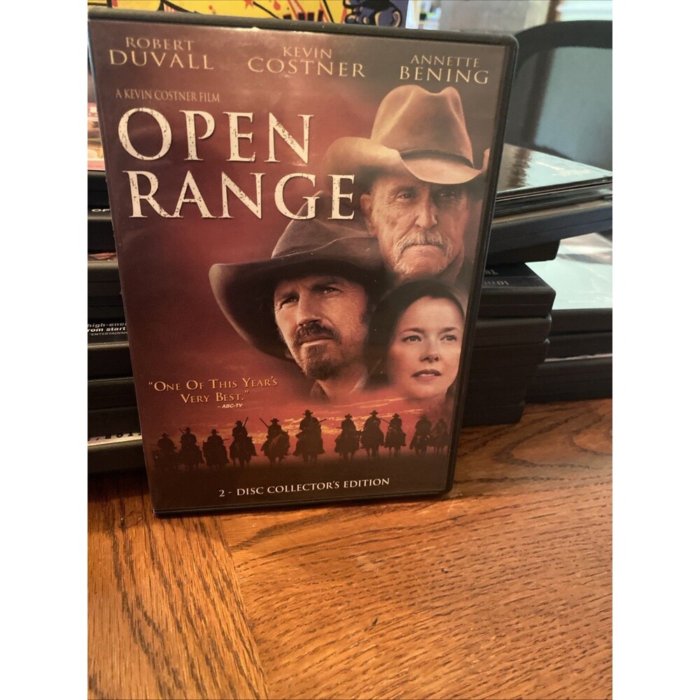 Open Range (DVD, 2003) Kevin Costner Robert DuVall Annette Benning 2 disc DVD